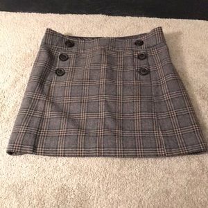 Gap plaid mini skirt.
